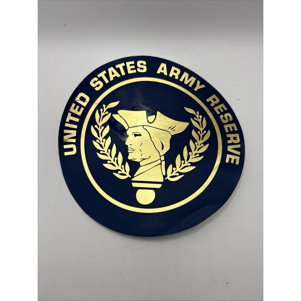 Vintage United States Army Reserve‎ Window Decal Sticker Military 6x6"